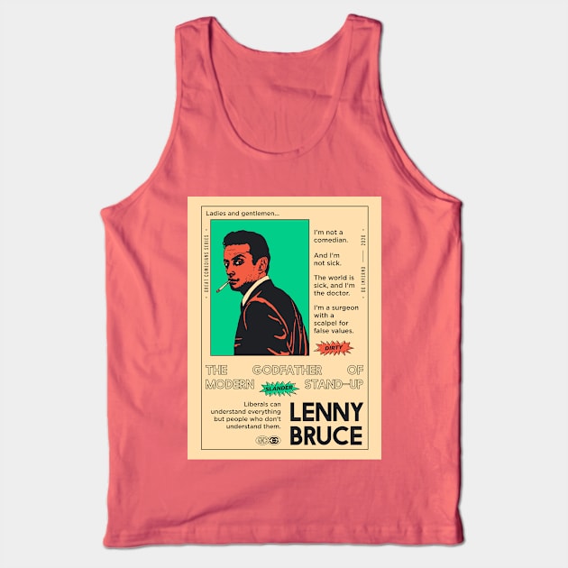 LENNY BRUCE Tank Top by DOINFERNO